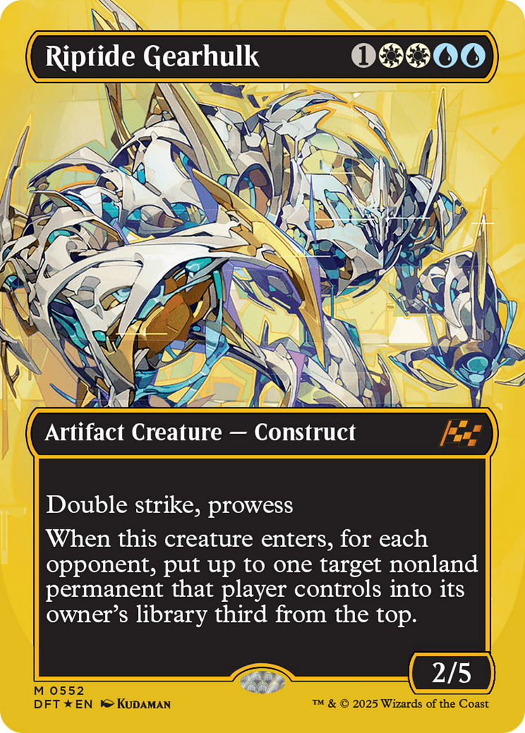 Riptide Gearhulk (Borderless) (First-Place Foil) [Aetherdrift] | Gear Gaming Fayetteville