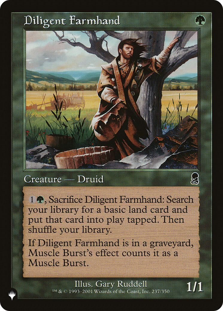 Diligent Farmhand [The List Reprints] | Gear Gaming Fayetteville