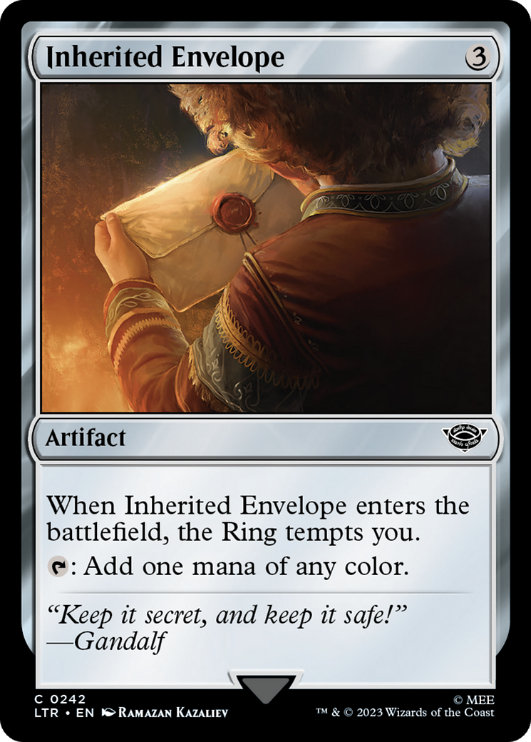 Inherited Envelope [The Lord of the Rings: Tales of Middle-Earth] | Gear Gaming Fayetteville