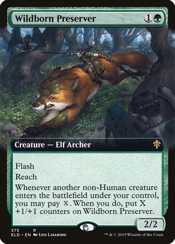 Wildborn Preserver (Extended Art) [Throne of Eldraine] | Gear Gaming Fayetteville