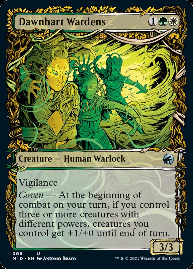 Dawnhart Wardens (Showcase Equinox) [Innistrad: Midnight Hunt] | Gear Gaming Fayetteville