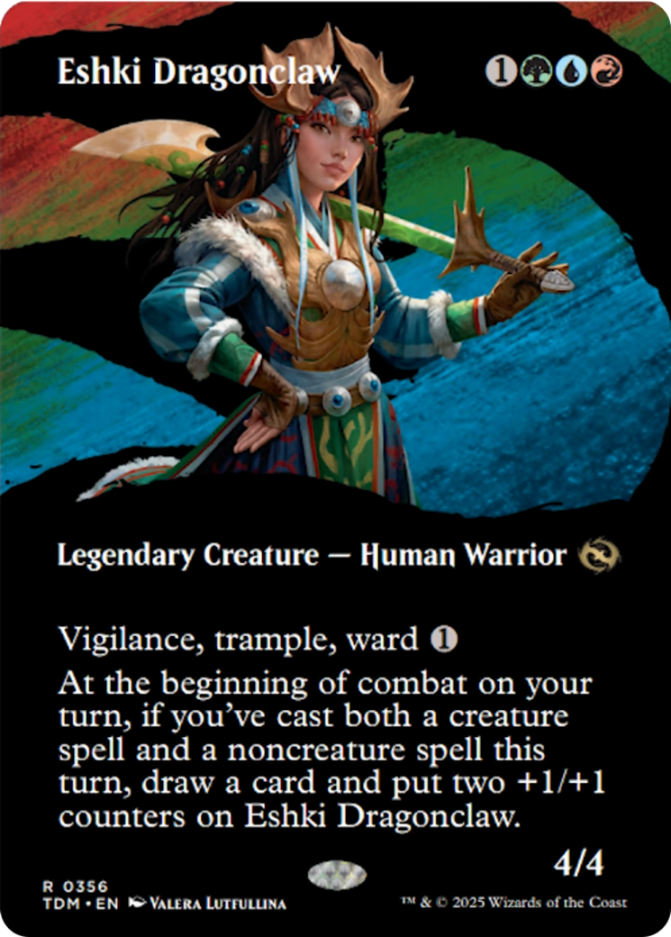 Eshki Dragonclaw (Borderless) [Tarkir: Dragonstorm] | Gear Gaming Fayetteville