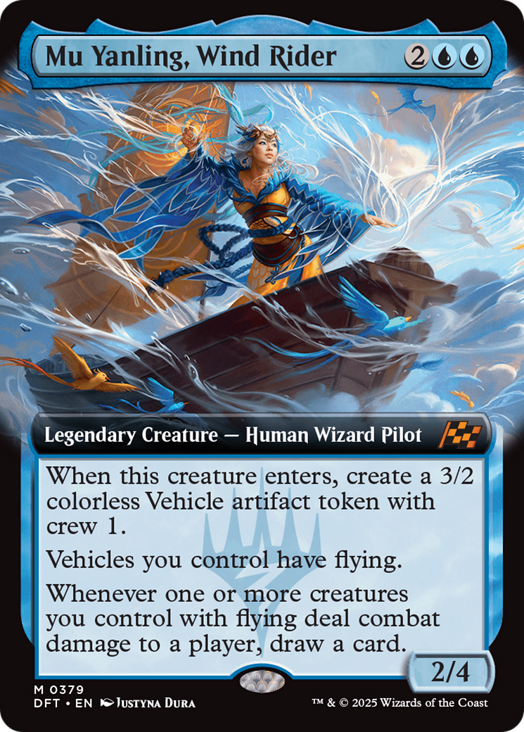 Mu Yanling, Wind Rider (Extended Art) [Aetherdrift] | Gear Gaming Fayetteville