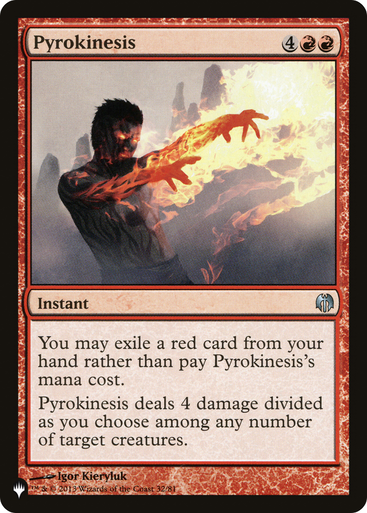 Pyrokinesis [The List] | Gear Gaming Fayetteville