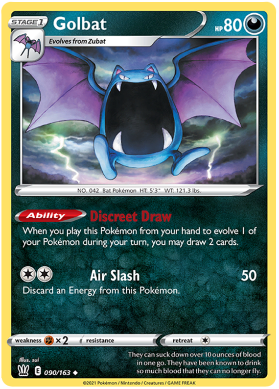 Golbat (090/163) [Sword & Shield: Battle Styles] | Gear Gaming Fayetteville