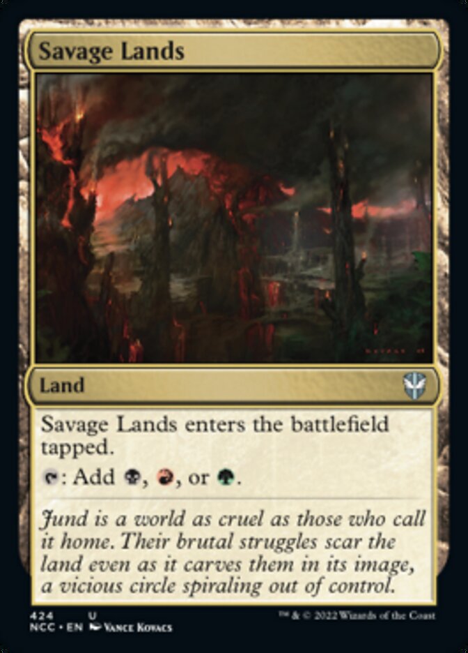 Savage Lands [Streets of New Capenna Commander] | Gear Gaming Fayetteville