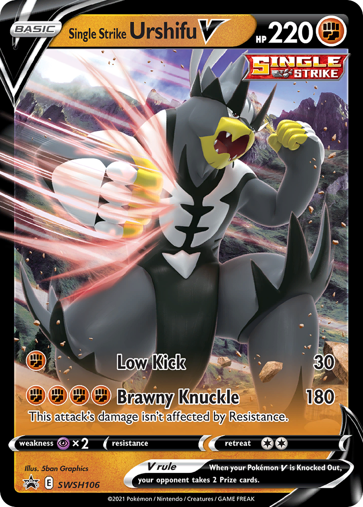 Single Strike Urshifu V (SWSH106) [Sword & Shield: Black Star Promos] | Gear Gaming Fayetteville