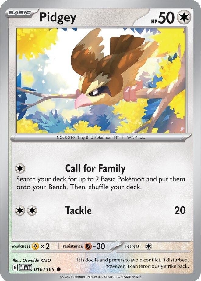 Pidgey (016/165) [Scarlet & Violet: 151] | Gear Gaming Fayetteville