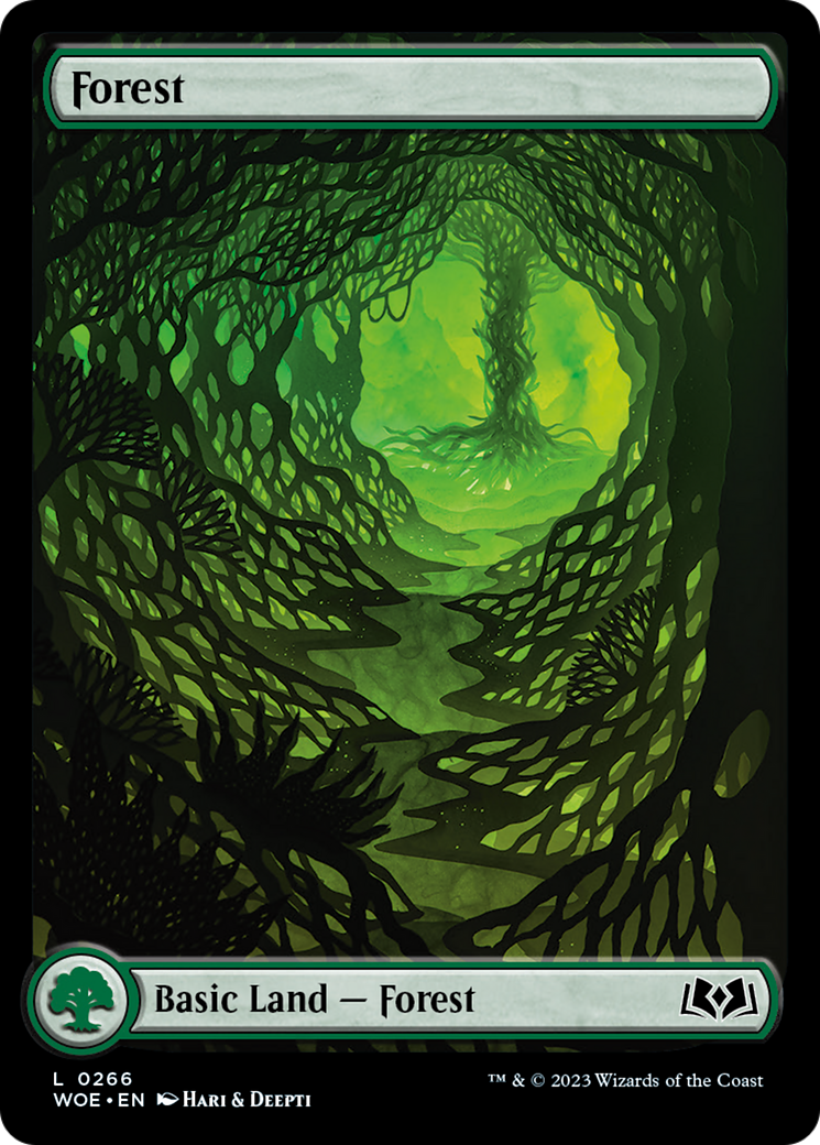 Forest (266) (Full-Art) [Wilds of Eldraine] | Gear Gaming Fayetteville