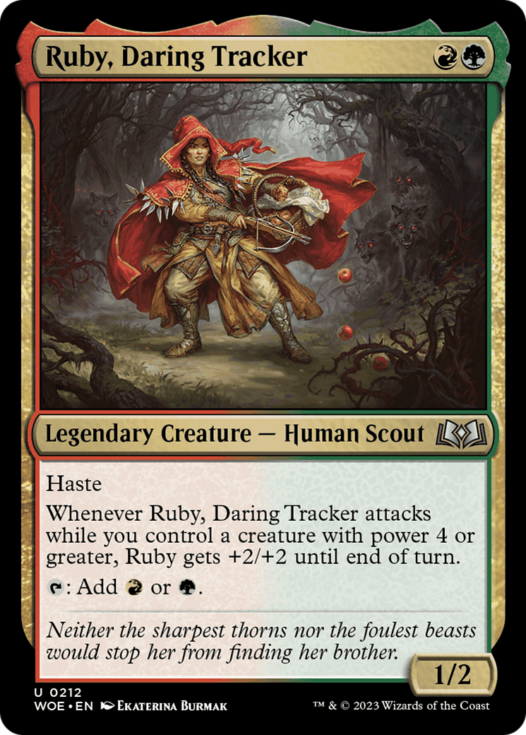 Ruby, Daring Tracker [Wilds of Eldraine] | Gear Gaming Fayetteville