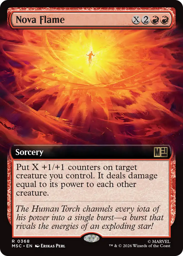 Nova Flame (Extended Art) [Marvel Super Heroes Commander] | Gear Gaming Fayetteville