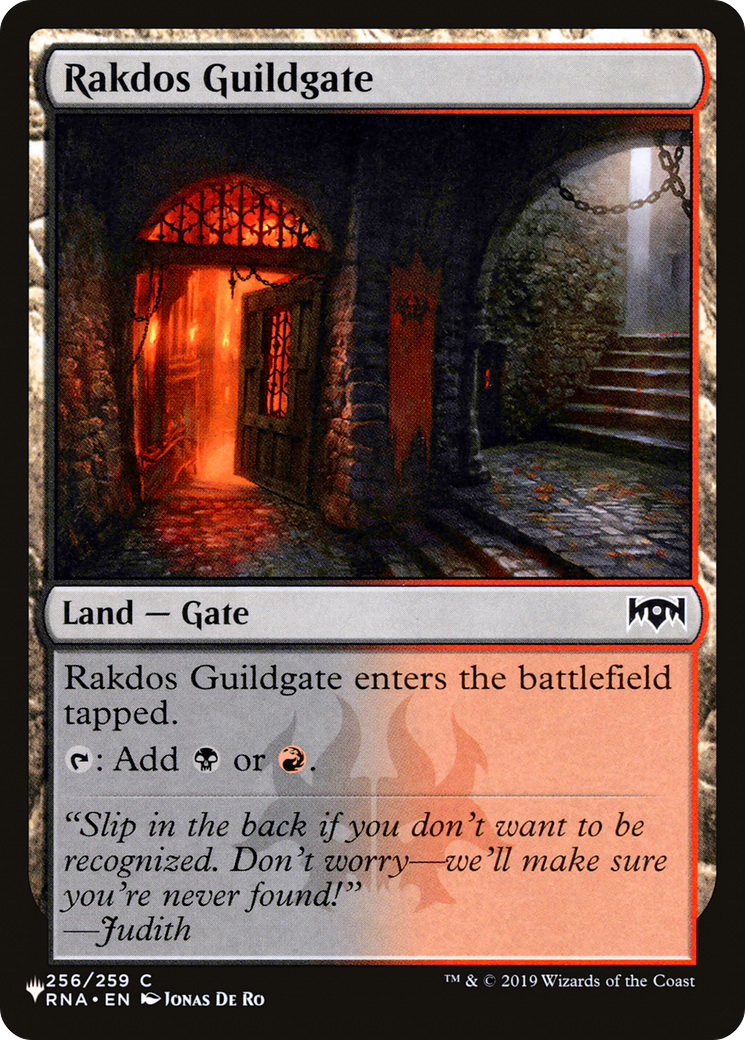 Rakdos Guildgate (256) [The List] | Gear Gaming Fayetteville