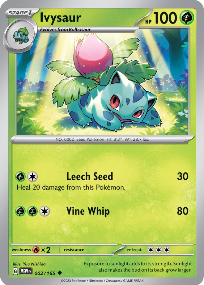 Ivysaur (002/165) [Scarlet & Violet: 151] | Gear Gaming Fayetteville