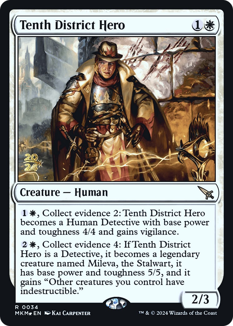 Tenth District Hero [Murders at Karlov Manor Prerelease Promos] | Gear Gaming Fayetteville