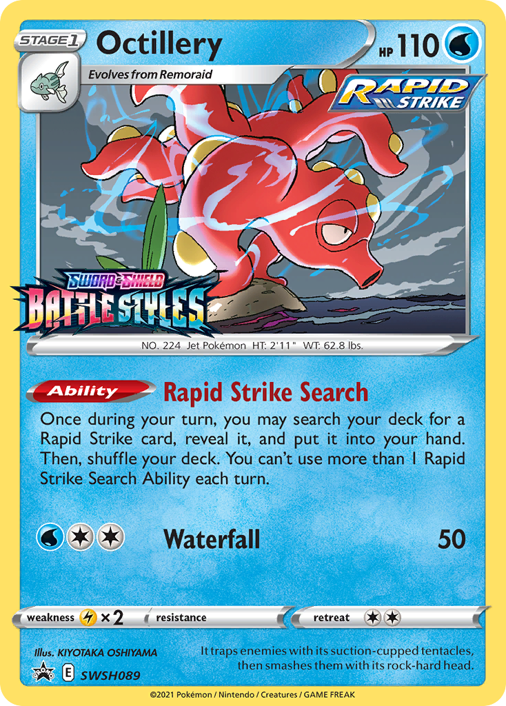 Octillery (SWSH089) (Prerelease Promo) [Sword & Shield: Black Star Promos] | Gear Gaming Fayetteville