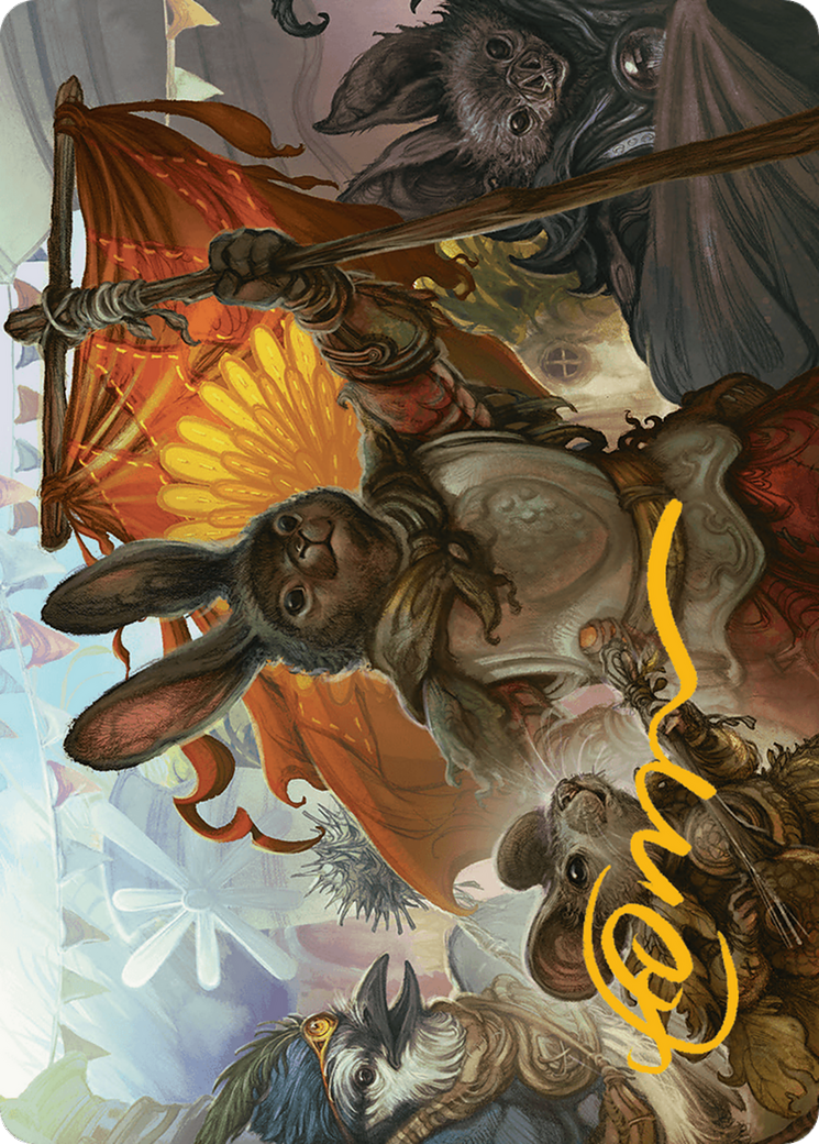 Valley Questcaller 2 Art Card (Gold-Stamped Signature) [Bloomburrow Art Series] | Gear Gaming Fayetteville