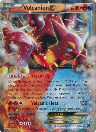 Volcanion EX (26/114) (Jumbo Card) [XY: Steam Siege] | Gear Gaming Fayetteville
