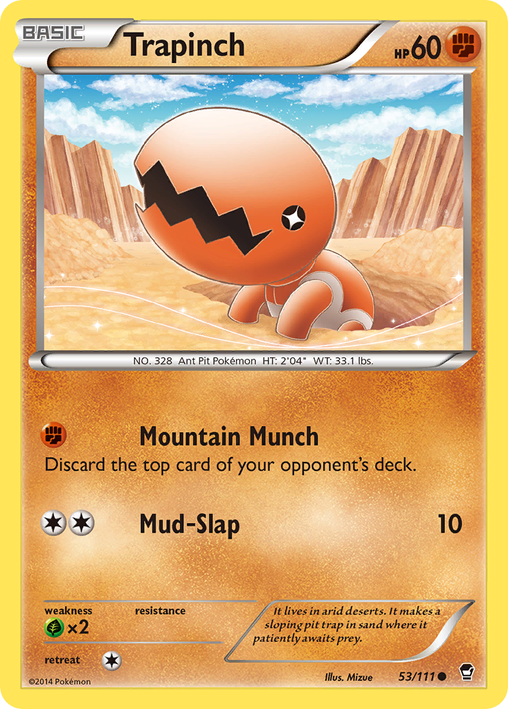 Trapinch (53/111) [XY: Furious Fists] | Gear Gaming Fayetteville