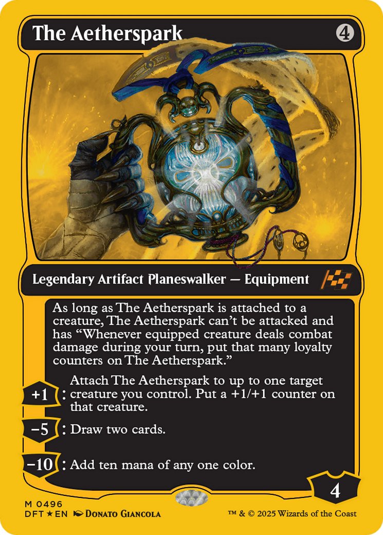 The Aetherspark (First-Place Foil) [Aetherdrift] | Gear Gaming Fayetteville