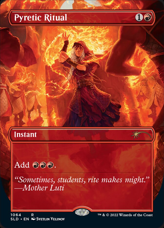 Pyretic Ritual (Borderless) [Secret Lair Drop Series] | Gear Gaming Fayetteville