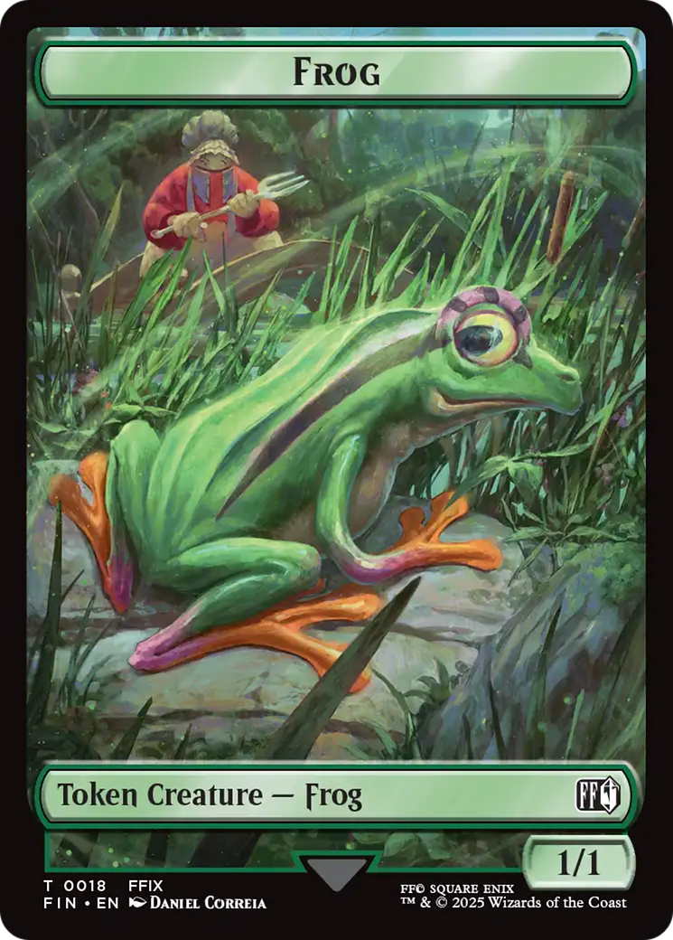 Hero (0009) // Frog Double-Sided Token [FINAL FANTASY Tokens] | Gear Gaming Fayetteville