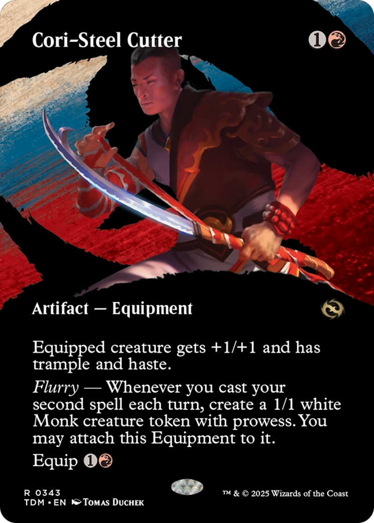 Cori-Steel Cutter (Borderless) [Tarkir: Dragonstorm] | Gear Gaming Fayetteville