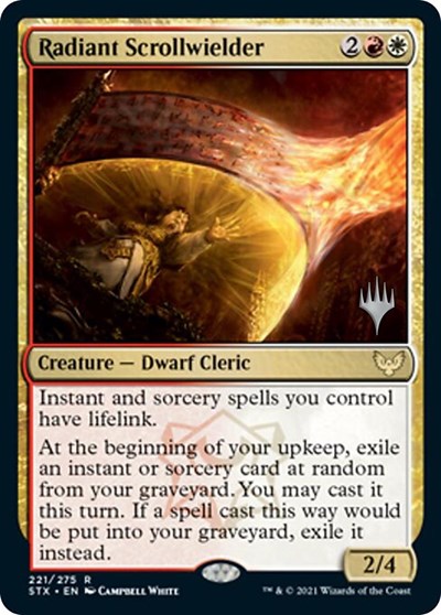 Radiant Scrollwielder (Promo Pack) [Strixhaven: School of Mages Promos] | Gear Gaming Fayetteville