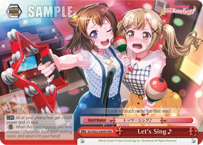 Let's Sing (RRR) - [BanG Dream! Girls Band Party! Vol.2] | Gear Gaming Fayetteville