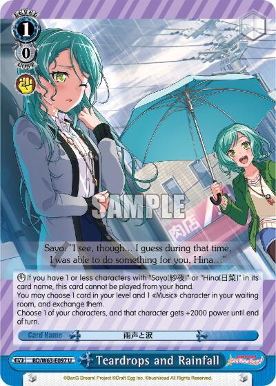 Teardrops and Rainfall - [BanG Dream! Girls Band Party! Vol.2] | Gear Gaming Fayetteville