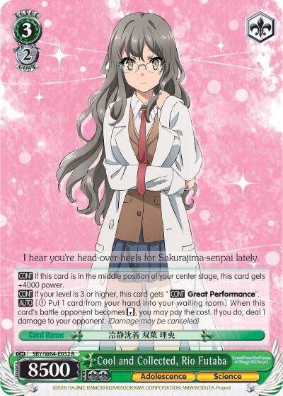 Cool and Collected, Rio Futaba - [Rascal Does Not Dream of Bunny Girl Senpai] | Gear Gaming Fayetteville