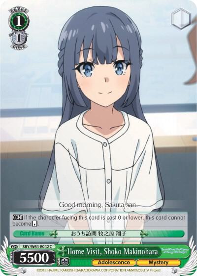 Home Visit, Shoko Makinohara - [Rascal Does Not Dream of Bunny Girl Senpai] | Gear Gaming Fayetteville