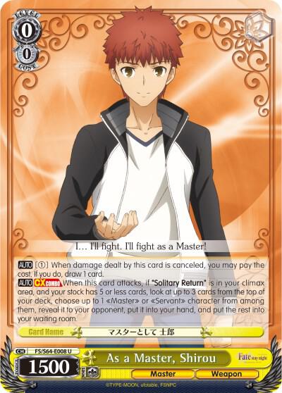 As a Master, Shirou - [Fate/stay night [Heaven’s Feel]] | Gear Gaming Fayetteville