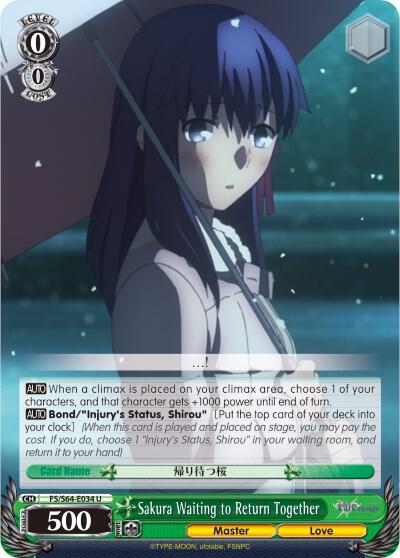 Sakura Waiting to Return Together - [Fate/stay night [Heaven’s Feel]] | Gear Gaming Fayetteville