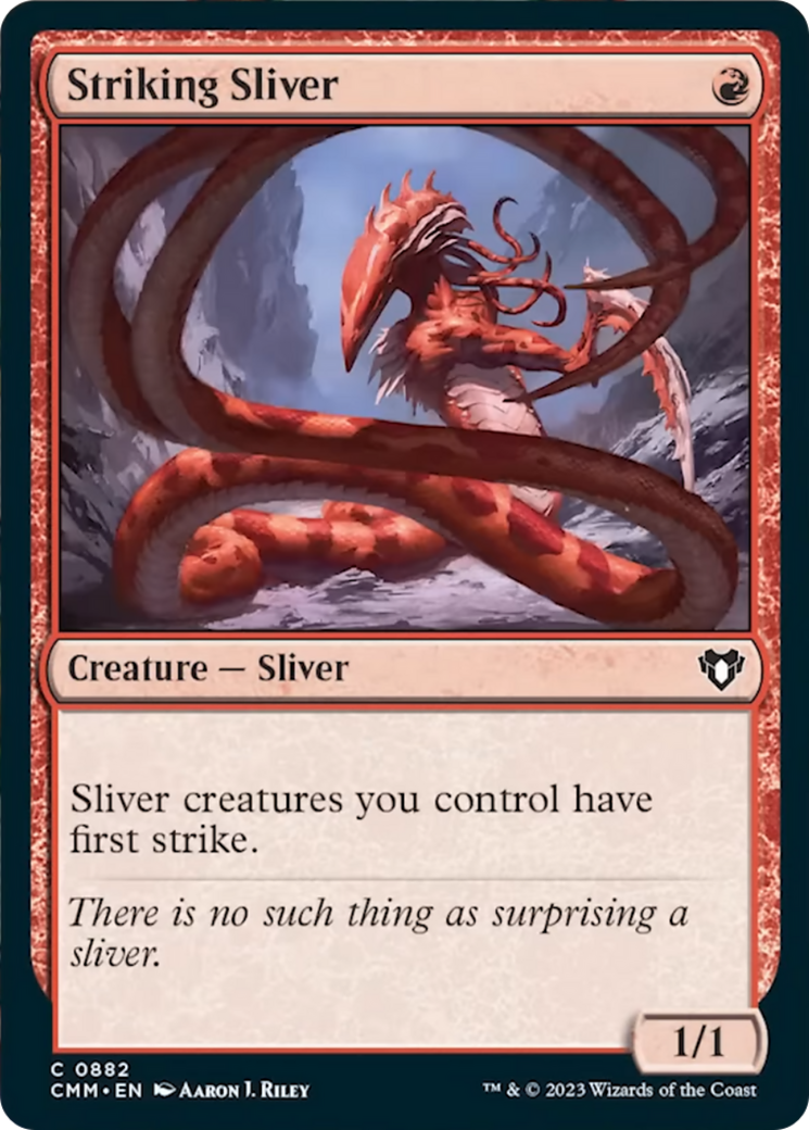 Striking Sliver [Commander Masters] | Gear Gaming Fayetteville