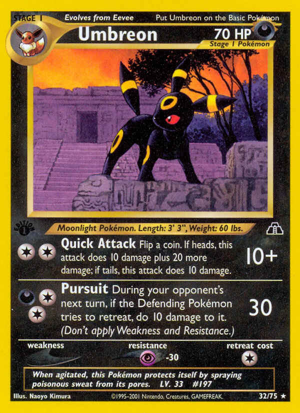 Umbreon (32/75) [Neo Discovery 1st Edition] | Gear Gaming Fayetteville