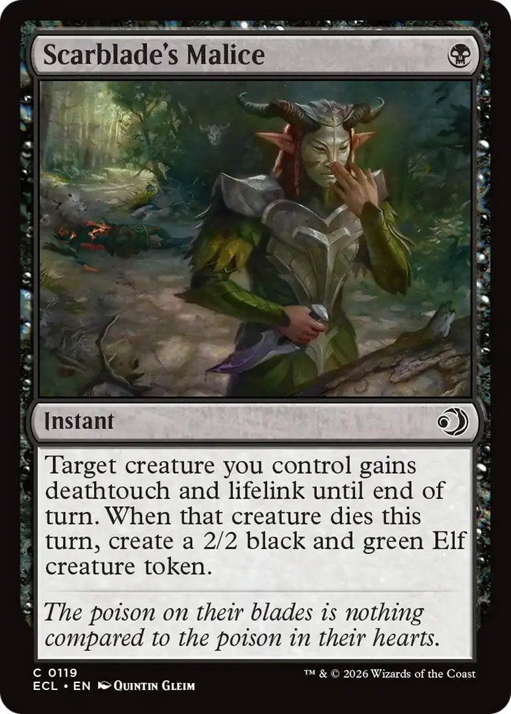 Scarblade's Malice [Lorwyn Eclipsed] | Gear Gaming Fayetteville