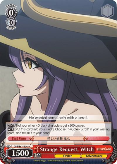 Strange Request, Witch - [Goblin Slayer] | Gear Gaming Fayetteville