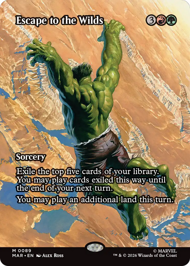 Escape to the Wilds (Borderless) [Marvel Universe: Eternal-Legal] | Gear Gaming Fayetteville
