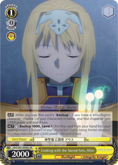 Cooking with the Sacred Arts, Alice (SR) - [Sword Art Online -Alicization-] | Gear Gaming Fayetteville
