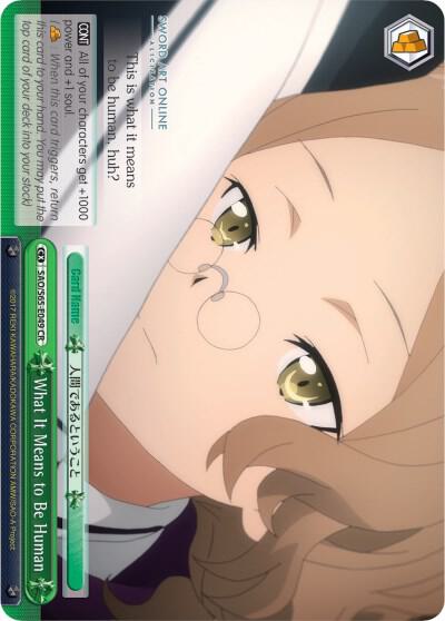 What It Means to Be Human - [Sword Art Online -Alicization-] | Gear Gaming Fayetteville