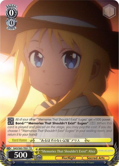 "Memories That Shouldn't Exist" Alice - [Sword Art Online -Alicization-] | Gear Gaming Fayetteville