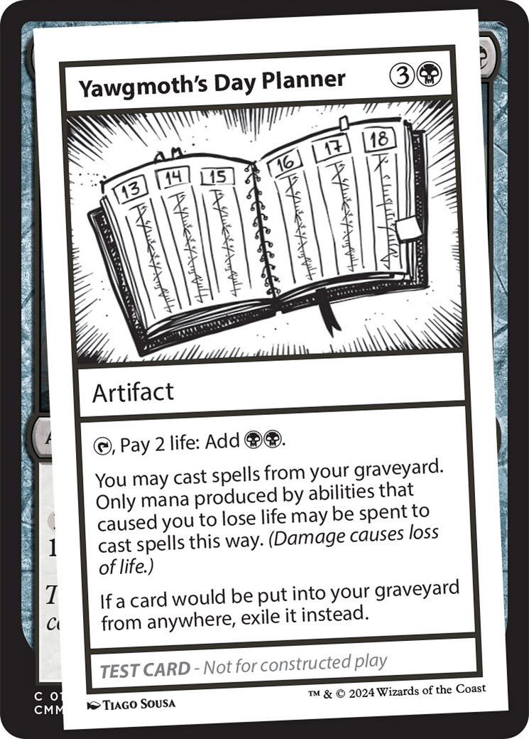 Yawgmoth's Day Planner [Mystery Booster 2 Playtest Cards] | Gear Gaming Fayetteville