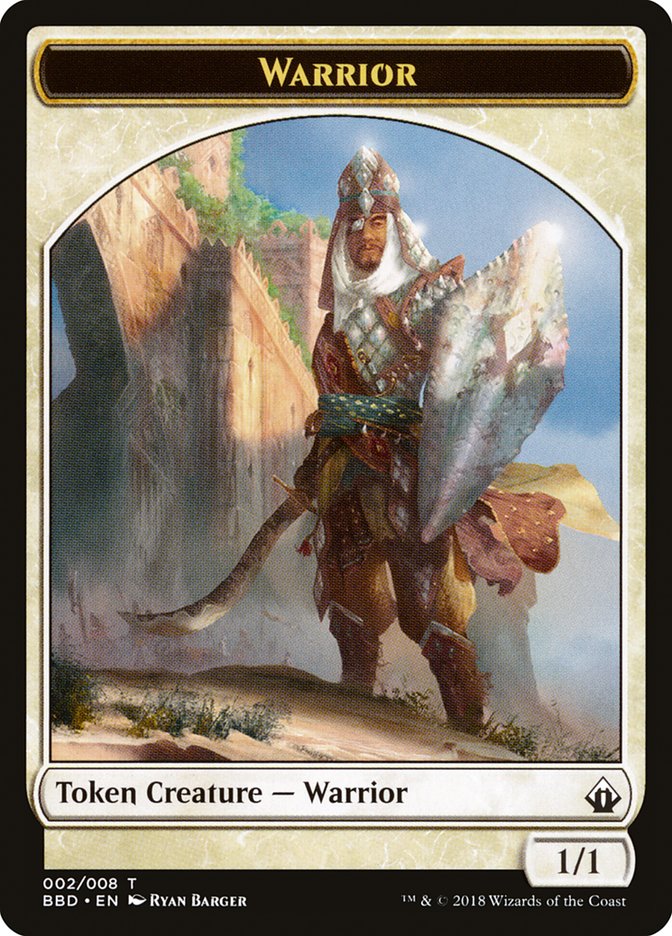 Warrior Token [Battlebond Tokens] | Gear Gaming Fayetteville