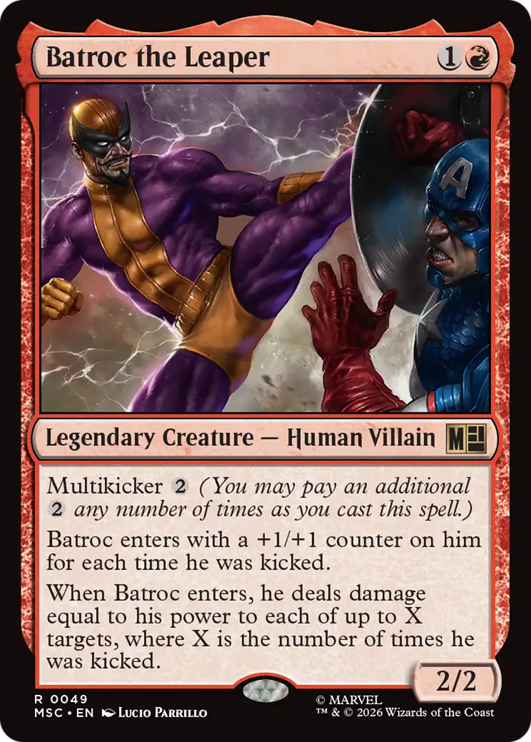 Batroc the Leaper (Surge Foil) [Marvel Super Heroes Commander] | Gear Gaming Fayetteville