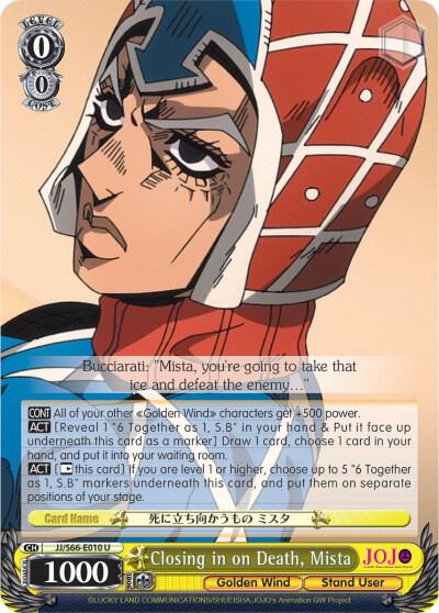 Closing in on Death, Mista - [JoJo's Bizarre Adventure: Golden Wind] | Gear Gaming Fayetteville