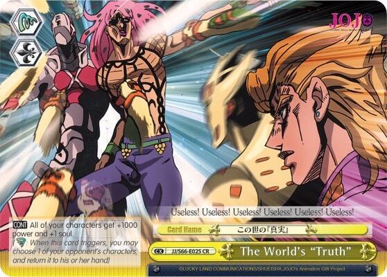 The World's "Truth" - [JoJo's Bizarre Adventure: Golden Wind] | Gear Gaming Fayetteville