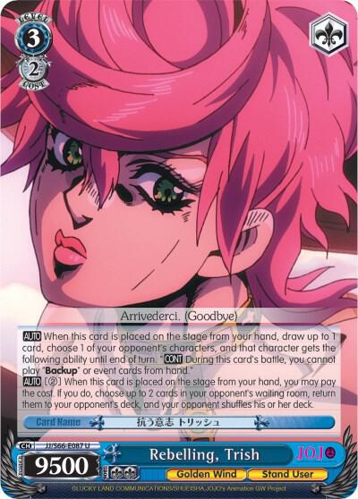 Rebelling, Trish - [JoJo's Bizarre Adventure: Golden Wind] | Gear Gaming Fayetteville