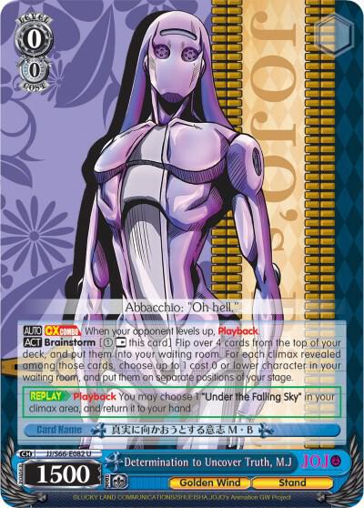 Determination to Uncover Truth, M.J - [JoJo's Bizarre Adventure: Golden Wind] | Gear Gaming Fayetteville