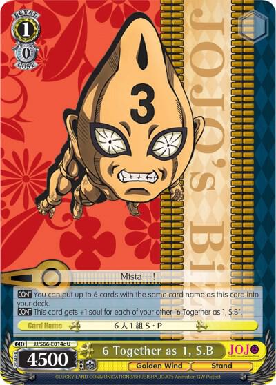 6 Together as 1, S.B (C) - [JoJo's Bizarre Adventure: Golden Wind] | Gear Gaming Fayetteville