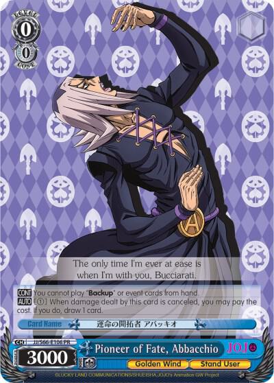Pioneer of Fate, Abbacchio - [JoJo's Bizarre Adventure: Golden Wind] | Gear Gaming Fayetteville